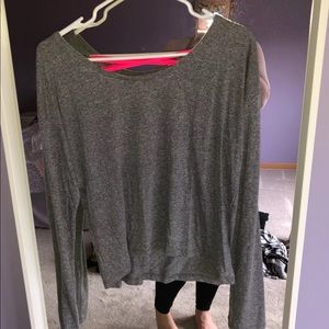 criss cross back shirt